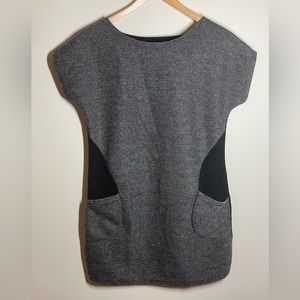 Buru Black / Grey Mini Dress Size XS